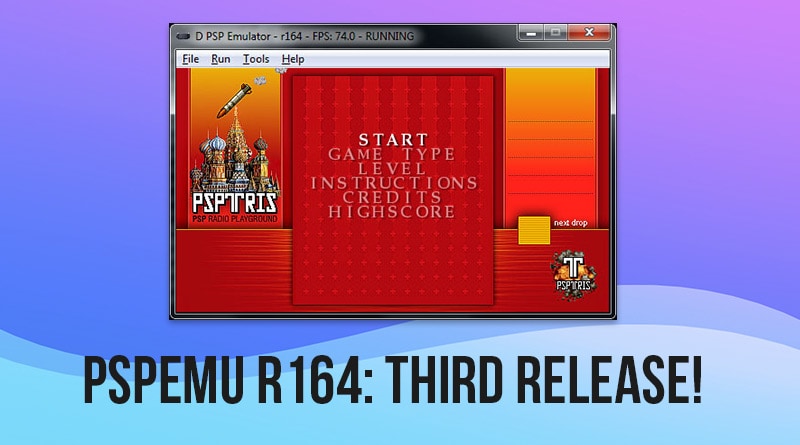 PspEmu r164: Third Release